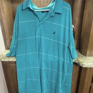 Nautica 3xl tall polo shirt. Dri-fit material.